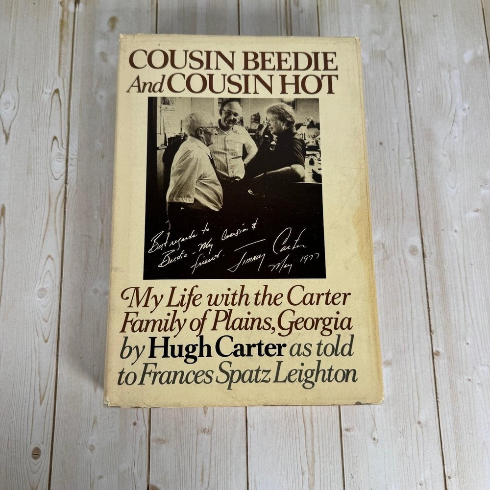 Cousin Beedie And Cousin Hot Hugh Carter 1978 Signed Biography Prentice-Hall